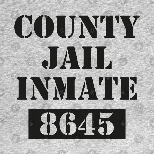 County Jail Prison Inmate 8645 Funny Halloween َAnti-Trump by Daily Design